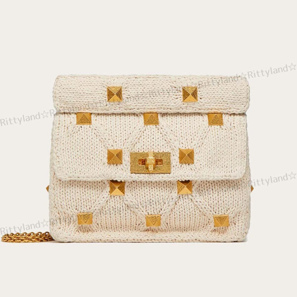 【滝沢眞規子さん愛用】21SS★VALENTINO/ニットショルダーバッグ WW2B0I82ZDAE01